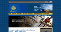 Desktop Screenshot of joinmissoularotary.org